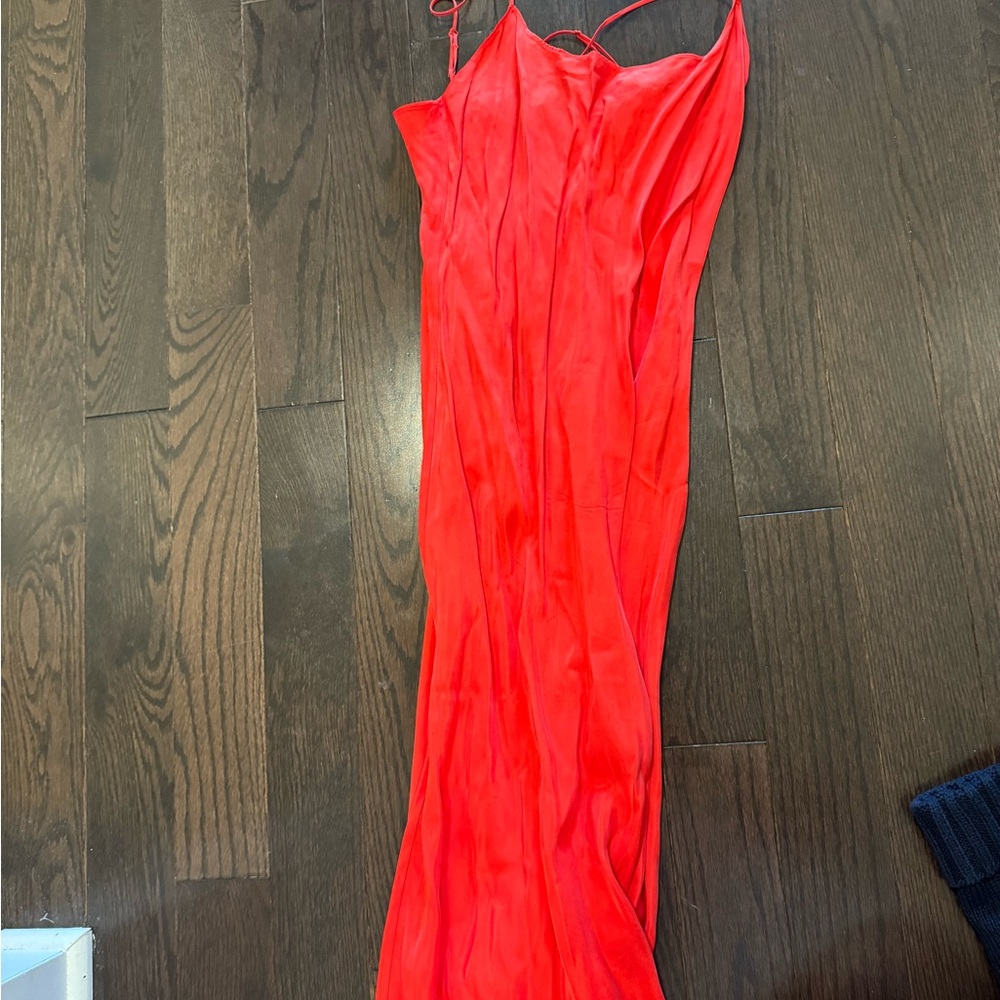 J. Crew Bright Red Dress